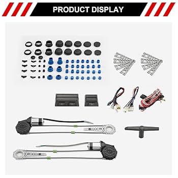 パワーウィンドウダブルキット Amazon.co.jp: [Avan Knight] 12V 2ドア ワイヤー 後付 パワー